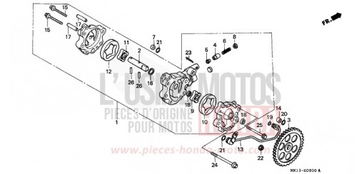 OIL PUMP XR600RP de 1993